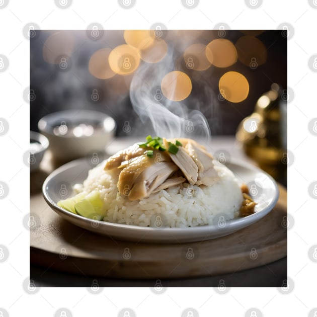 Singapore Food - Hainanese Chicken Rice by ArtShare