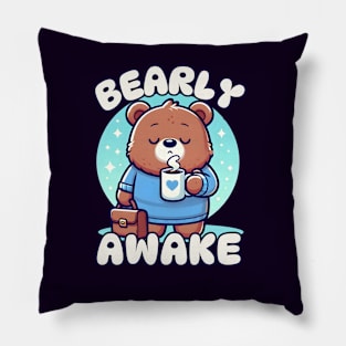 Bearly Awake Pillow