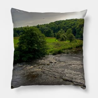 View from the Naysmith Bridge Pillow