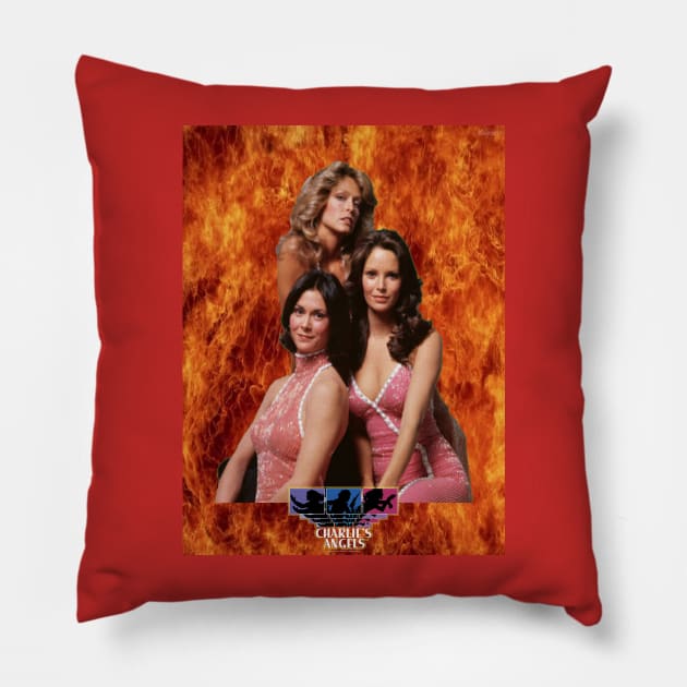 charlies angels Pillow by fonchi76