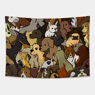 puppy party Tapestry