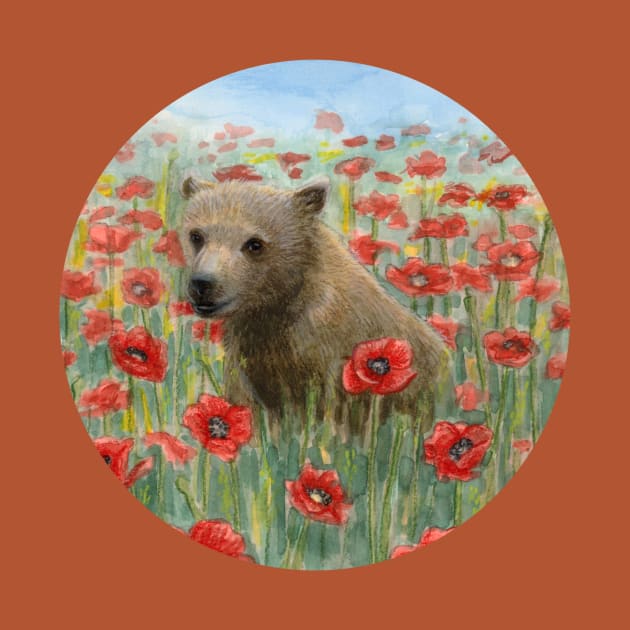 Poppy - Circle by Warbler Creative