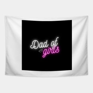 Dad of Girls Tapestry