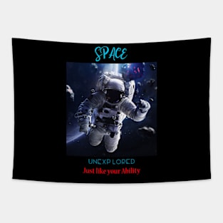 Space unexplored - Just like your ability Tapestry