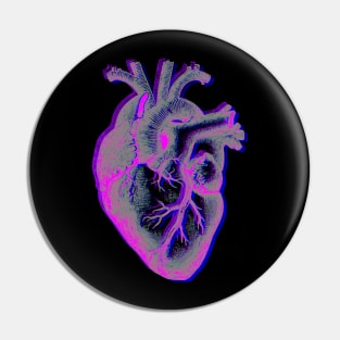 Neon Heart Pin