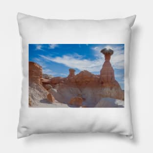 Toadstool Catching the Rays Pillow