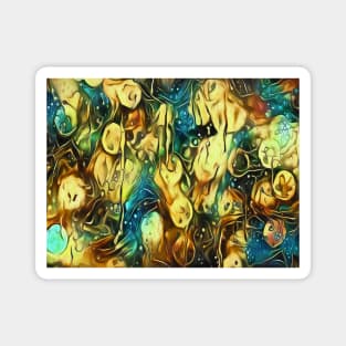 Abstract colored background Magnet