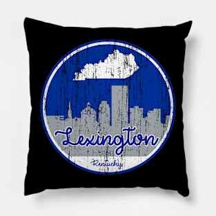 Lexington Kentucky Skyline Pillow