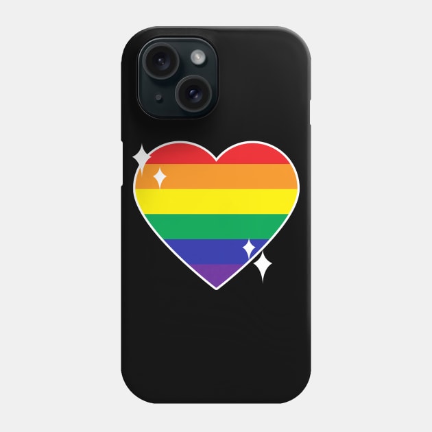 Kawaii Pride Collection - Gay Pride Phone Case by rewordedstudios