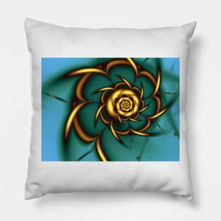 Golden spiral pattern Pillow