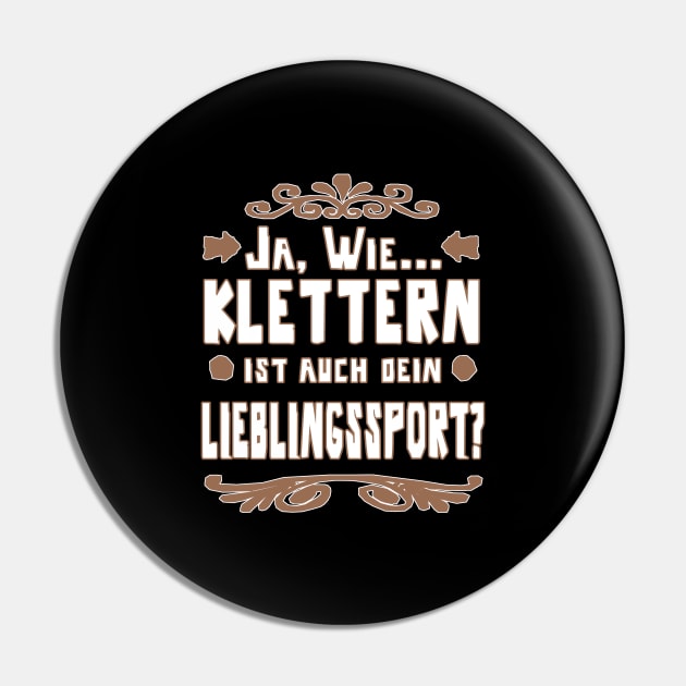 Klettern Kletterseil Sport Felsen Geschenkidee Pin by FindYourFavouriteDesign