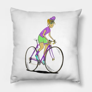 Road cyclist Pillow