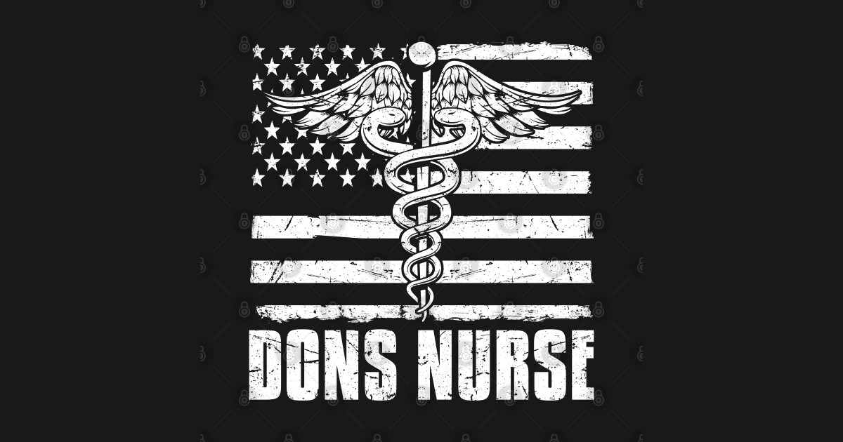 Dons Nurse American Flag Nurse American Flag Sticker Teepublic Uk
