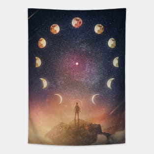 Lunar eclipse Tapestry