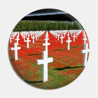 Military cemetery / Swiss Artwork Photography Pin