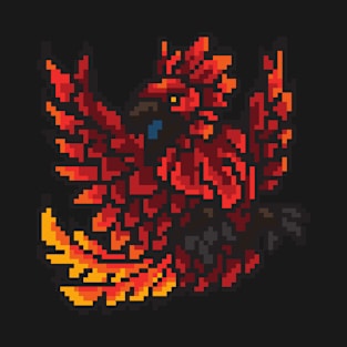 Phoenix Minecraft Design T-Shirt