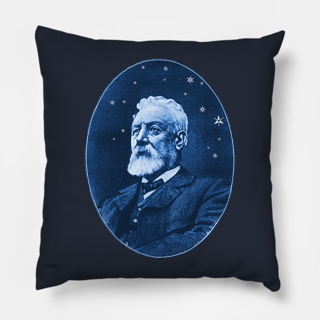 Jules Verne Pillow by winterwinter