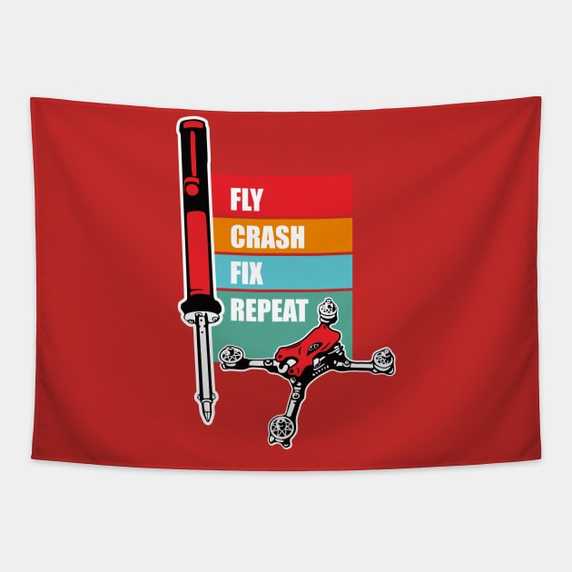 fly crash fix repeat Tapestry by BAJAJU