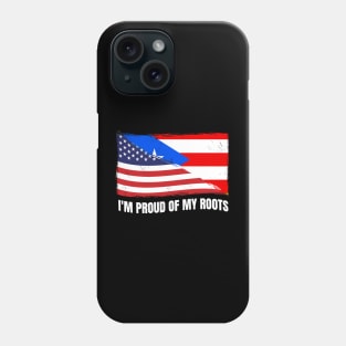 Proud Puerto Rico Flag, Puerto Rico gift heritage, Puerto Rican girl Boy Friend Boricua Puertoriqueño Phone Case