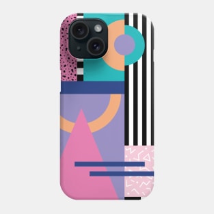 Memphis Pattern 74 / 80s Retro Phone Case