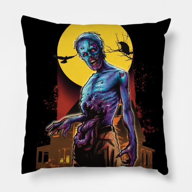 zombie hour Pillow by Paskalamak