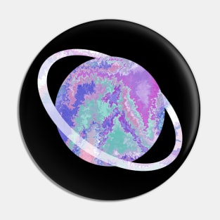 Ringed planet Pin