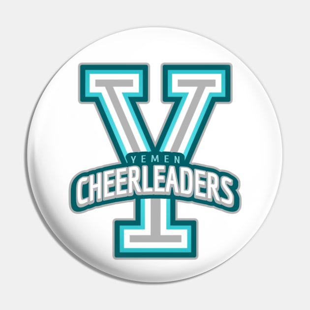 Yemen Cheerleader Pin by Tip Top Tee's