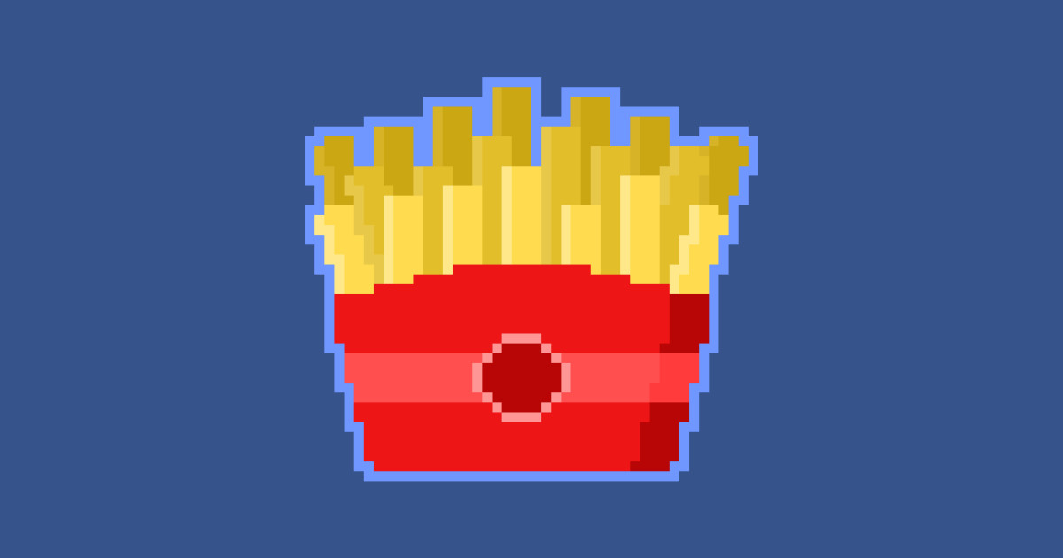 Pixel Fries - Fries - T-Shirt | TeePublic