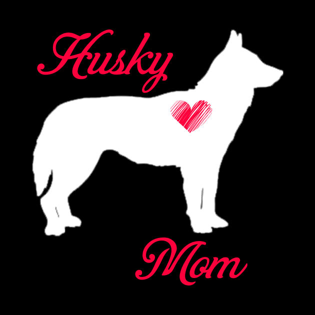 Husky mom   cute mother's day t shirt for dog lovers by jrgenbode