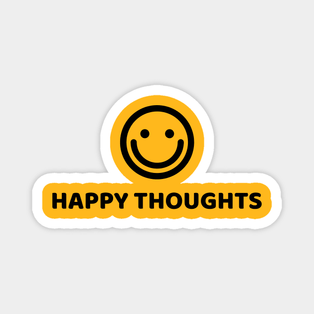 HAPPY THOUGHTS Magnet by Happy. Healthy. Grateful.