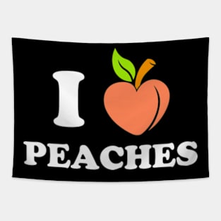 I Love Peaches Tapestry