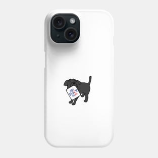 Small Dog with Joe Biden 2020 Sign Phone Case