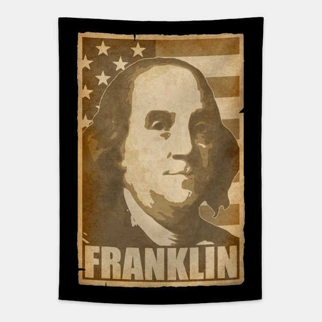 Benjamin Franklin Poster Tapestry by Nerd_art