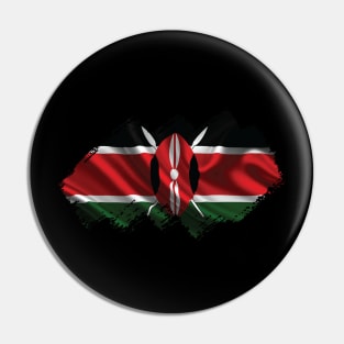 Kenyan Flag Pin