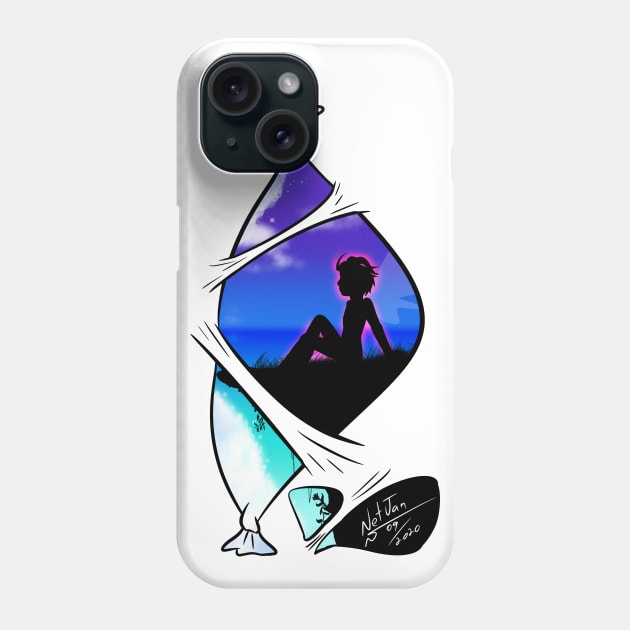 Thinking Phone Case by NetJan