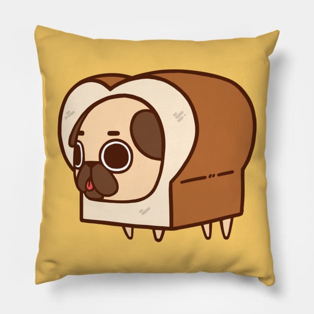 Bread Loaf Puglie Pillow by Puglie Pug 