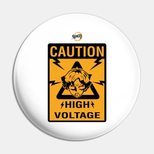 DEMON SLAYER SEASON 2: CAUTION HIGH VOLTAGE Pin