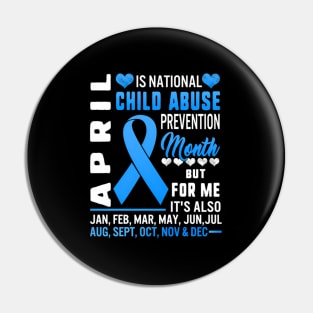 April Is National Child Abuse Month Pin