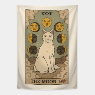 The Moon - Cats Tarot Tapestry