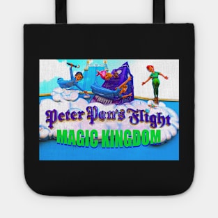 Peter Pan's Flight face mask design A Tote