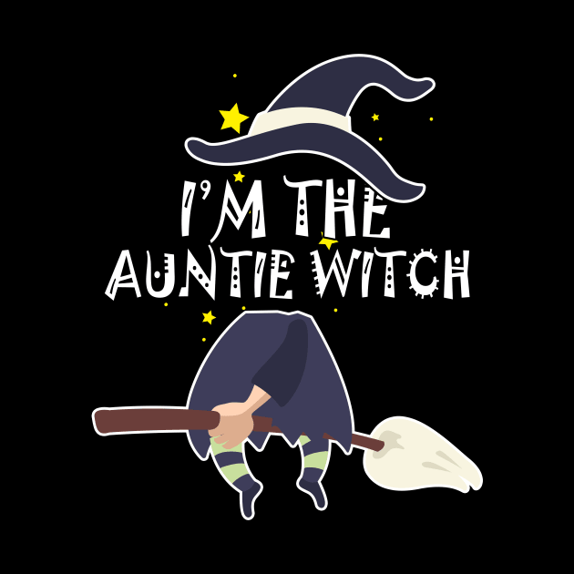 Im the auntie Witch Shirt Halloween Matching Group Costume by foxmqpo