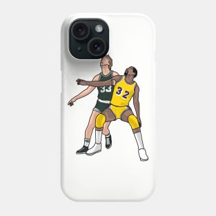 bird and johnson Phone Case