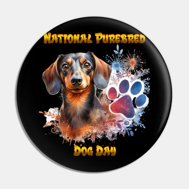 Dachshund Connection: A Pawesome Bond Pin by coollooks