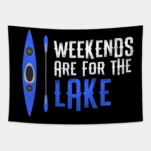 Weekends Are For The Lake Tapestry by TriHarder12