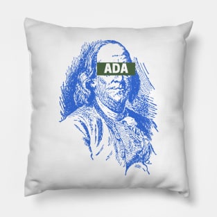 Benjamin Franklin with Cardano Pillow