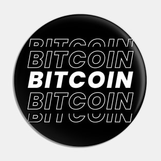 Bitcoin text Pin