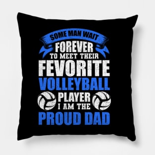 I Am the Proud Dad of The Volleyball Player Coach Player Pillow