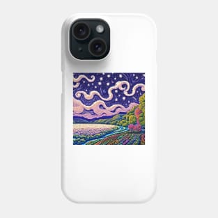 Stunningly Beautiful colorful Chalk Illustration Phone Case