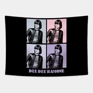 Dee Dee Ramone Pop Art Tapestry