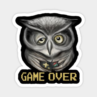 Game over owl Magnet